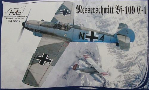 Avis AV72012 Me Bf-109 C-1 WWII German fighter