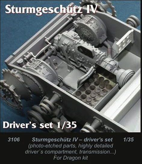 CMK 3106 StuG IV Driver's Set for Dragon Kit