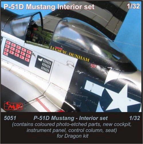 CMK 5051 P-51D Mustang interior set for Dragon