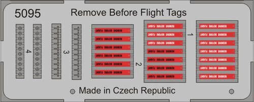 CMK 5095 Remove Before Flight Tags (20pcs)