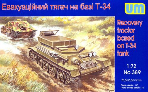 Unimodels UM389 Recovery tractor on T-34 basis