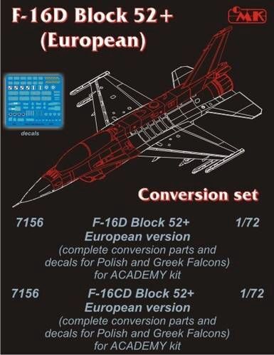 CMK 7156 F-16D Block 52+ Europe für Academy Bausatz