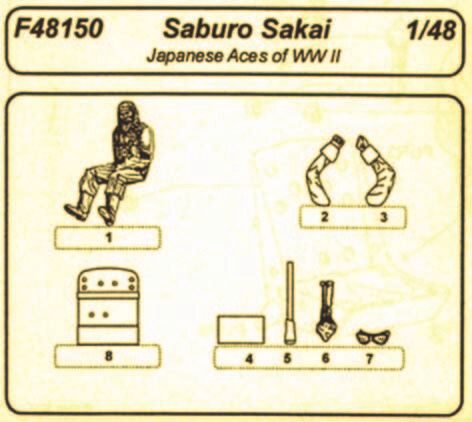 CMK F48150 Japanese Aces Saburo Sakai