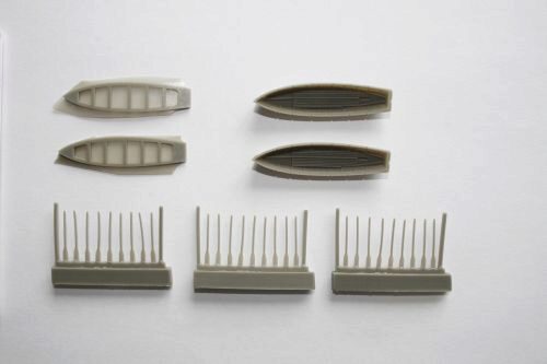 CMK NS014 Bismarck 8 m Cutter 2pcs.f.TRU 1/200