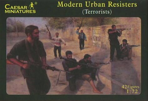 Caesar Miniatures H031 Modern Urban Resisters (Terrorists)