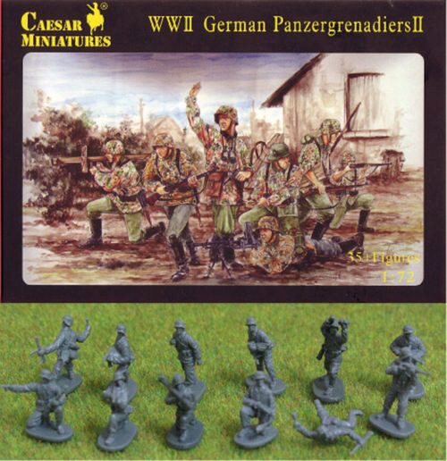 Caesar Miniatures H053 WWII German Panzergrenadiers