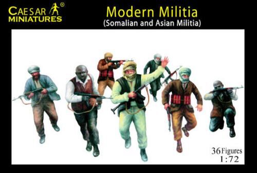 Caesar Miniatures H063 Modern Militia (Somalian and Asian Militia)