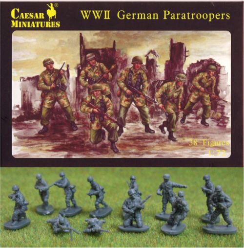 Caesar Miniatures H068 WWII German Paratroopers