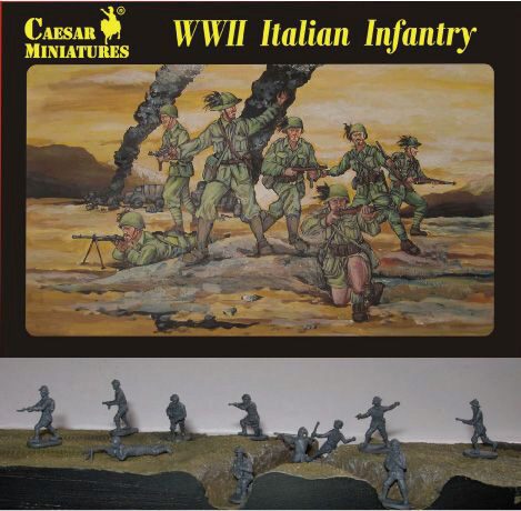 Caesar Miniatures H072 WWII Italian Infantry