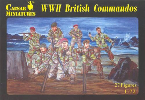 Caesar Miniatures H073 WWII British Commandos