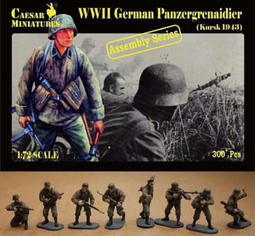 Caesar Miniatures CM7715 German Panzergrenaidier (Kursk 1943)