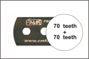 CMK H1001 Sägeblatt, beidseitig feine Zähne