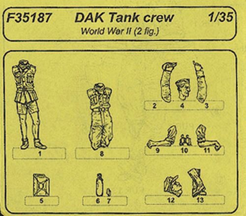 CMK F35187 DAK tank crew