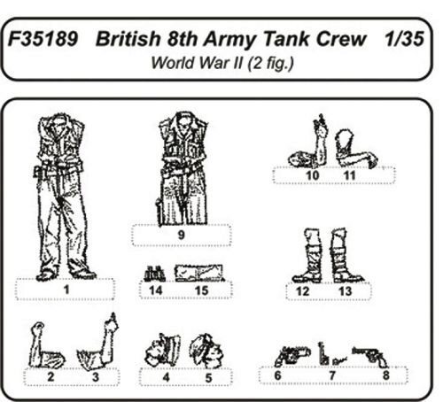 CMK F35189 British 8.th Army Tank Crew