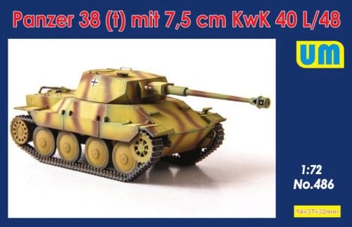 Unimodels UM486 Panzer 38(t) mit 7.5cm KwK 40L/48