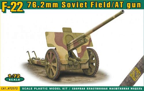 ACE ACE72572 F-22 Soviet 76.2mm Soviet field/AT gun