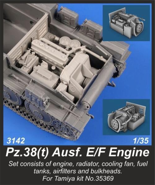 CMK 129-3142 Pz.38(t) Ausf. E/F Engine Set