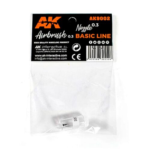 AK Interactive AK9002 0.3 Nozzle (Airbrush Basic Line 0.3)