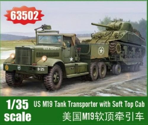I LOVE KIT 63502 M19 Tank Transporter with Soft Top Cab