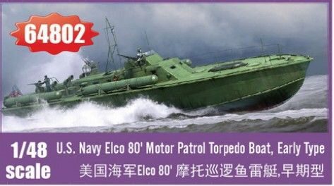I LOVE KIT 64802 Elco 80 Motor Patrol Torpedo Boat, Early Type