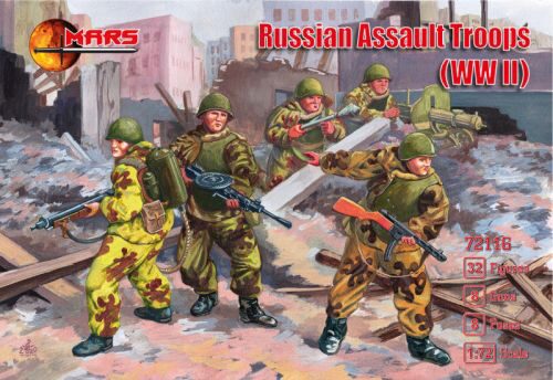 Mars Figures MS72116 WWII Russian Assault Troops