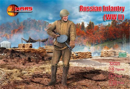 Mars Figures MS32025 WWII Russian infantry