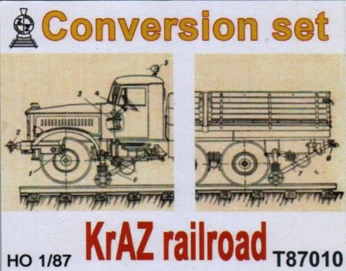 ZZ Modell ZZ-T87010 KrAZ railroad (conversion set)