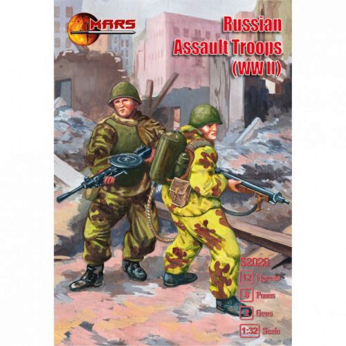 Mars Figures MS32026 WWII Russian Assault Troops