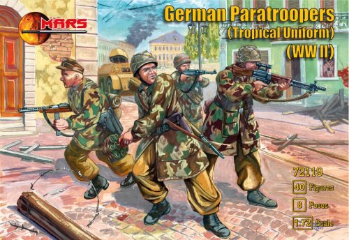 Mars Figures MS72119 WWII German paratroopers (Tropical uniform)