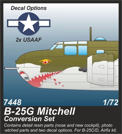 CMK 129-7448 B-25G Mitchell 75 mm Gun Nose Conversion Set