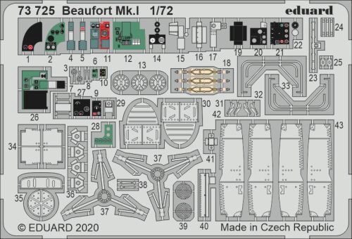 Eduard Accessories 73725 Beaufort Mk.I for Airfix