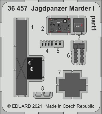 Eduard Accessories 36457 Jagdpanzer Marder I for Tamiya