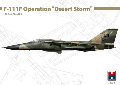 Hobby 2000 72038 F-111F Operation  Desert Storm  - NEW