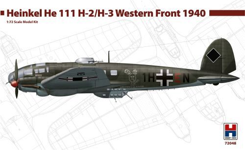 Hobby 2000 72048 Heinkel He-111 H-2/H-3 Western Front 1940 - NEW
