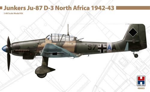Hobby 2000 48003 Junkers Ju-87 D-3 North Africa 1942-43 - NEW