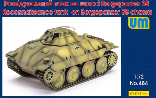 Unimodels UM484 Reconnaissance tank on Bergepanzer 38 chassis