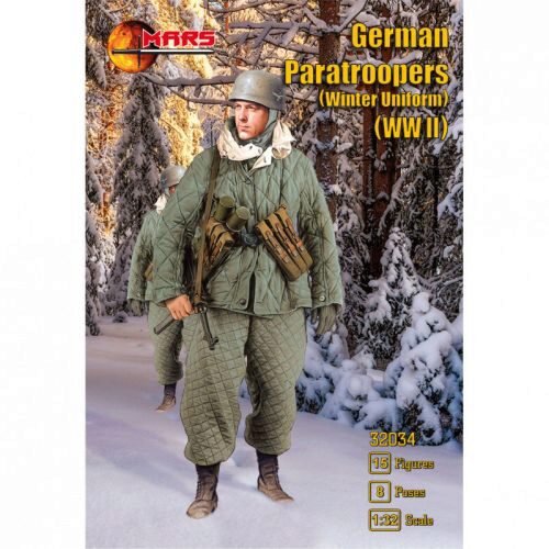 Mars Figures MS32034 WWII German Paratroopers (Winter Uniform)