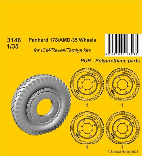 CMK 129-3146 Panhard 178/AMD-35 Wheels