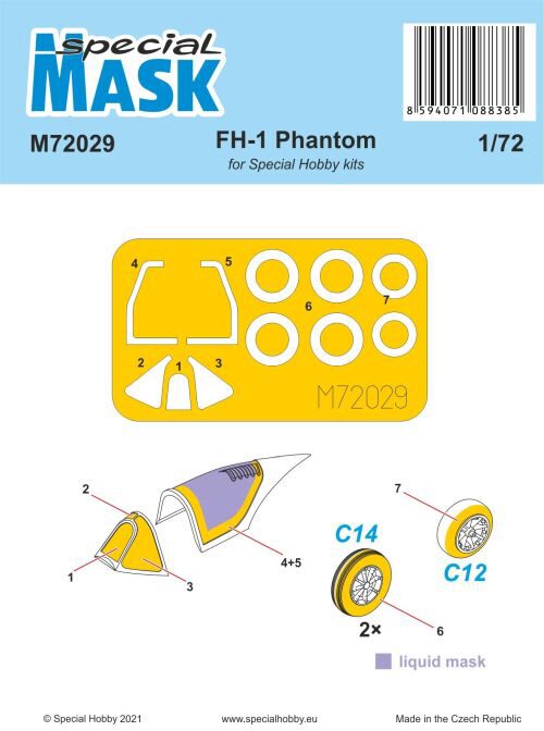 Special Hobby M72029 FH-1 Phantom MASK