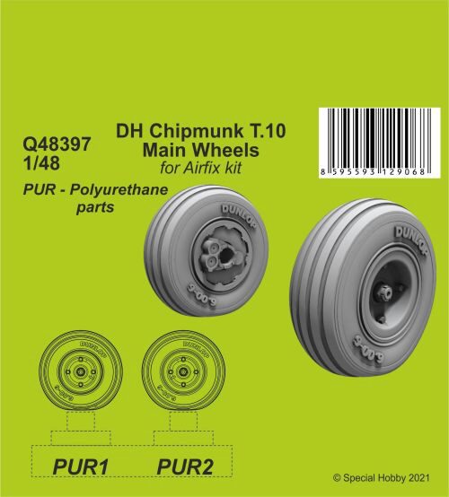 CMK 129-Q48397 DH Chipmunk T.10 Main Wheels