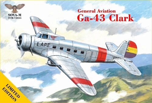 Modelsvit SVM-72035 GA-43Clark airliner ( In L.A.P.E. service)