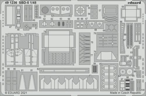 Eduard Accessories 491236 SBD-5, for REVELL