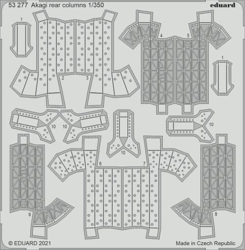 Eduard Accessories 53277 Akagi rear columns, for HASEGAWA