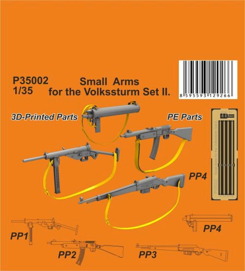 CMK P35002 Small Arms for the Volkssturm Set II. 1/35