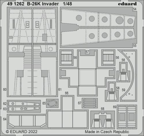 Eduard Accessories 491262 B-26K Invader for ICM
