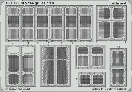 Eduard Accessories 481083 SR-71A grilles for REVELL