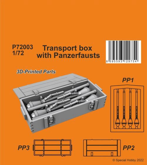 CMK 129-P72003 Transport box with Panzerfausts