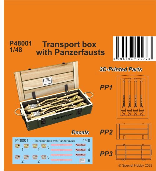 CMK P48001 Transport box with Panzerfausts
