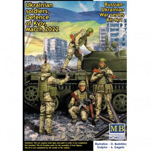 Master Box Ltd. MB35223 Ukrainian soldiers Defence of Kyiv March2022 Russian-Ukrainian War serieKit No1