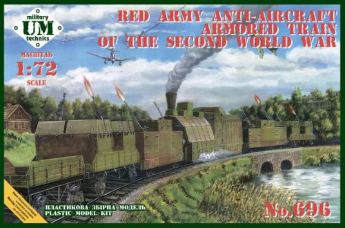 Unimodels UMT696 Red army anty-aircraft armored train of the second WWII